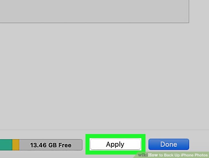 روی گزینه Apply کلیک کنید