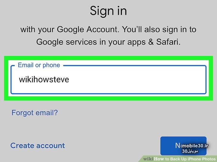 نحوه بکاپ گرفتن از عکس های آیفون