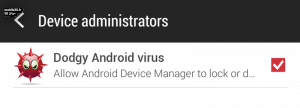 حذف ویروس موبایل اندروید