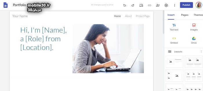 چگونه سایت رایگان برای خود با ابزارهای گوگل ایجاد کنیم؟