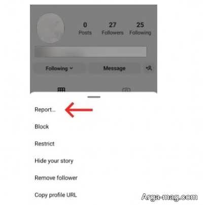 آموزش نحوه ریپورت در اینستاگرام