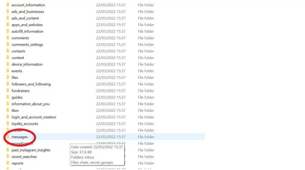 دسترسی به پیامها