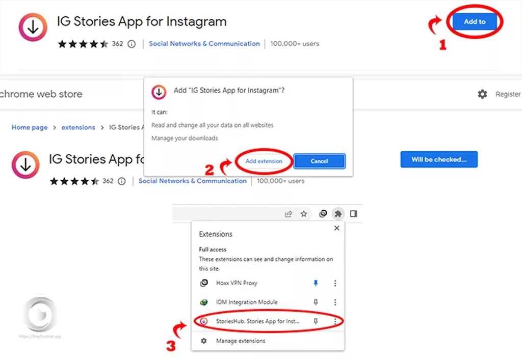 مرورگر اینستاگرام